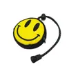 Bolsa de chaveiro com rosto sorridente bolsa para troco bolsa de fone de ouvido pingente cordão acessórios de vestuário carro lona fábrica de origem