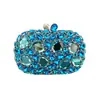 Bolsa de Noite Estilo Europeu e Americano Bolsa de Noite Clutch Vazada Bolsa de Festa à Noite Bolsa de Banquete Strass