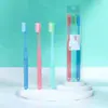 Nuevo cepillo de dientes japonés de alambre con núcleo de color caramelo, 3 piezas, para adultos, para el hogar, protección dental, cepillo de dientes de pelo fino y suave, venta al por mayor de fábrica