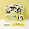 Juego de Vajilla Infantil de Melamina y Fibra de Bambú Plato Dividido para Comer con Forma de Vaca para Bebé Regalo Complemento Alimenticio