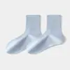 Meias Antibacterianas com Íons de Prata para Mulheres, Angulo Reto, Outono e Inverno, Absorventes de Suor, Respiráveis, Meia-Calça Média para Mulheres, Resistentes a Odores, Indústria de Meias de Zhuji
