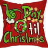 Funda de almohada ambiente de vacaciones de Navidad artículos para el hogar cojín de sofá de sala de estar cojín lumbar decoración navideña almohada venta al por mayor