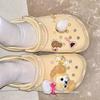 Acessórios para Sapatos de Caverna Transfronteiriços diy Bolo de Manteiga Fofo Doce Irmã Keqi Adequado para Sapatos de Caverna Sapatos Florais Fivela
