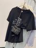 Camiseta de Diseño Retro Americano de Algodón Puro Estampada de Manga Corta para Mujer Verano 2025 Nuevo Top de Talla Grande que Cubre la Carne de Largo Medio