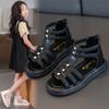Sandalias para Niña Verano Zapatos de Princesa Suela Suave para Niños Sandalias para Bebés Versión Estudiante Elegante para Mujer de Moda Combinan con Todo