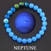 Serie Planeta Transfronterizo Pulsera de Piedra Natural Pulsera de los Ocho Planetas Cadena Elástica Joyería con Cuentas Accesorios de Regalo