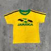 Produtos Novos de Primavera Europeus e Americanos 2025 Camiseta Feminina de Manga Curta Gola Redonda Casual Estampa de Letras Estilo Simples