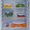 Contenedor Crisper al por mayor Cocina Refrigerador Comercial Rectangular Plástico Engrosado Transparente Almacenamiento Sellado Caja de Alimentos con Tapa
