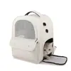 2025 Nueva Bolsa para Gato Gran Capacidad Portátil Exterior Transpirable Perro y Gato Fondo Duro No Deformable Ligera Mochila para Mascotas