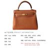 Outlet de Fábrica 2024 Bolso Kelly Piel de Vaca Bolso de Mujer Patrón Lichi Togo Piel de Vaca Hombro Portátil Bolso Platino Bolso de Novia