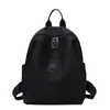 Mochila de Moda de Gran Capacidad para Mujer, Adecuada para Viajes Cortos, Versátil Casual Textura Simple Bolso para el Trabajo, la Escuela