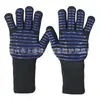Resistentes a Altas Temperaturas Silicona Horno Barbacoa Anti-quemaduras Horno Microondas Resistente al Desgaste Cable Aislante Prepoxy Retardante de Llama Barbacoa Guantes Ignífugos