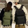 Mochila de Lona Estilo Nuevo para Hombres, Mochila Casual Moderna y Genial para Estudiantes de Secundaria y Preparatoria, Estudiantes Universitarios, Mochila para Trabajo con Computadora, Versión Coreana Impermeable
