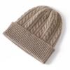 Gorro de punto de cachemira engrosado para personas de mediana edad y mayores, otoño e invierno, papá, lana, gorro viejo, cálido, para hombre y mujer, gorro de lana, venta al por mayor