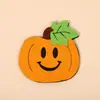 Pegatinas de Halloween No Tejidas Transfronterizas Exportación Fantasma Calabaza Disfraz DIY Accesorios para el Cabello Calavera Divertida Accesorios de Halloween