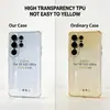 Capa para Celular Samsung S26Ultra S26Fe Transparente 2.0 Silicone S24 Capa Macia S25Plus Capa Protetora Fábrica
