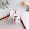 Gomas de Pelo Coloridas Básicas para Niñas, Bandas Elásticas Amigables con el Cabello, Alta Elasticidad, Cuerdas para Coletas, Accesorios para el Cabello