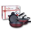 Maifan Stone Golden Handle Sopa Panela Panela Antiaderente Conjunto de Panelas Antiaderentes