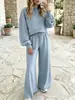 Conjunto de Pantalones Anchos de Pierna Ancha con Estampado de Lunares, Cintura Alta, Caída Suelta, Estilo Europeo y Americano Independiente, Nuevo para Otoño/Invierno 2026 para Mujer