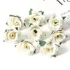 Foto de flor de seda mini 3,5 cm flor de rosa mini flor artificial diy Acessórios de material para fotografia decoração de casamento