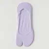 Meias de Corte Baixo com Dedos Separados para Mulheres, Estilo Fino de Verão, Meias Invisíveis (No-show), Antiderrapantes, Não Deslizam do Calcanhar, Dedos Separados Personalizados, Simples, Meias Invisíveis, Algodão, Respiráveis