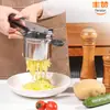 Prensador de Acero Inoxidable con Mango de Silicona para Puré de Patatas Herramientas de Cocina Prensa de Patatas Gadgets de Cocina