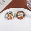 Feriado Europeu e Americano Halloween Abóbora de Terror Fantasma Versátil Presente Emblema Desenho Animado Broche de Metal Acessório