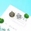 Accesorios para joyería DIY 18mm aleación doce constelaciones tarjeta redonda-Cáncer