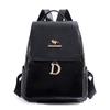 Mochila Feminina 2025 Novo Estilo Coreano Simples Moda Mochila Feminina Commuter Versátil Grande Capacidade Bolsa de Viagem ao Ar Livre
