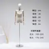 Tienda de ropa accesorios para maniquíes de hombro plano maniquí femenino de medio cuerpo ventana maniquí de cuerpo entero hombro en ángulo recto base engrosada soporte de exhibición
