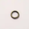 Hebilla Redonda Cerrada en Forma de 0 de Aleación, Accesorios DIY para Ropa de Muñeca, Hebilla Ajustable, Anillo Redondo de Metal para Accesorios de Ropa Interior y Sujetador, Venta al por Mayor
