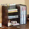 Suporte de Armazenamento de Arquivos Mesa de Escritório Estação de Trabalho Vertical Multi-camadas Organizador de Pastas Ferramenta Estrutura de Metal para Arquivos Livro de Mesa