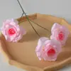 Rosas de Terciopelo Sintético Cuidadosamente Seleccionadas para San Valentín Decoración de Boda para el Hogar Pared de Flores Tacto Flores Sintéticas Flores Artificiales Falsas