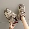 Zapatos de Mujer Grulla de Almohada Blanca 2026 Verano Nuevos Zapatos de Papá Estilo Caliente de Celebridad de Internet Malla Estilo Coreano Versátiles Suela Gruesa Estudiante Casual