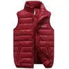 Chaleco Grueso de Algodón con Relleno de Plumón Nuevo para Otoño e Invierno 2026 para Hombres Jóvenes, Chaleco Chaqueta Casual de Talla Grande de Moda para Hombre