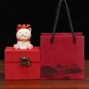 Nuevas figuras de gato dios de la fortuna, diseños de gatos de dibujos animados creativos y lindos, perfectas como regalo del Festival de Primavera o un pequeño detalle de agradecimiento para la inauguración de una nueva tienda, trayendo buena suerte y prosperidad