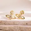 Brincos Criativos de Estrela e Lua Cravejados de Diamantes, Brincos Exquisitos e Doces com Design de Planeta de Nicho, Brincos da Moda Acessíveis de Luxo e de Alta Qualidade