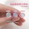 Suporte Plástico Elevado para Nail Art Estilo Japonês Rosa Transparente Suporte de Exibição para Unhas de Prática Ferramenta para Nail Art