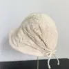 Chapéus de Moda Feminino Atacado Verão Novo Estilo Coreano Versátil Trançado Vazado Respirável Chapéus de Proteção Solar Chapéus de Sol