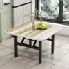 Mesa Plegable Simple Madera de Abeto Mesa Pequeña para el Hogar Mesa Redonda Mesa Cuadrada Mesa de Escritura Plegable Mesa para Exteriores Habitación de Alquiler
