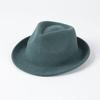 Moda Casual de Otoño e Invierno para Hombres y Mujeres Mezcla de Lana de Conejo Lana Rizada Sombrero de Copa Jazz Sombrero Cálido para Ocio al Aire Libre