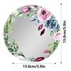 Espejo Decorativo Acrílico Magnético de Hierro para Casillero Transfronterizo Espejo de Maquillaje Magnético para Refrigerador Espejo de Maquillaje de Color Mágico Espejo de Mano
