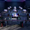 Mesa de computador em formato K personalizada, mesa de estudo minimalista, escrivaninha para estudante, mesa gamer, estação de trabalho para computador, mesa de escritório