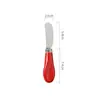Glase de color cubiertos para mantequilla queso con agujero cuchillo para crema cuchillo para pan mermelada cuchillo para queso mantequilla venta al por mayor transfronteriza más