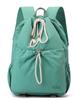 Mochila de Cuerdas Casual Transfronteriza de Gran Capacidad de Tela de Nailon Mochila Simple y a la Moda Mochila Escolar de Viaje Versátil para Mujer