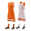 Uniforme de baloncesto chino de doble capa y doble cara del fabricante original, conjunto de chaleco de entrenamiento de competición para hombre, camiseta de baloncesto de cuello en V para adulto