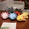 Muñeco de Dinosaurio Hexagonal Ins Juguete de Peluche Salamandra Rosa Pez Bebé Oriental Muñeco de Salamandra Transfronterizo de Amazon
