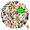 56 Nuevo Lindo Cachorro Realista Expresión Paquete Pegatinas de Graffiti Creativas e Interesantes Pegatinas para Taza de Agua Equipaje