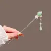 Nuevo Pasador de Bambú con Borla Versátil Estilo Chino para Mujer, Pasador Sencillo para Peinados de Moño, Elegante Accesorio para el Cabello Estilo Antiguo