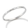 Pulsera Simple de Acero de Titanio de Alta Gama Estilo Coreano para Mujer Diseño Nicho de Lujo Ligero Diamante de Media Luna Pulsera Elegante Versátil Joyería